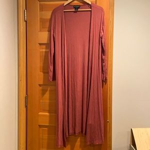 NWOT See You Monday ribbed duster cardigan, size M